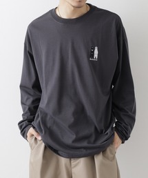 FUNALIVE（ファンアライブ）の「ゆったり 着やすい  ロゴ刺繍 ロンT（Tシャツ/カットソー）」