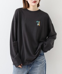 FUNALIVE（ファンアライブ）の「ゆったり 着やすい  ロゴ刺繍 ロンT（Tシャツ/カットソー）」