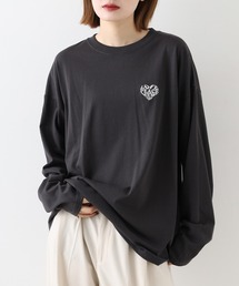 FUNALIVE（ファンアライブ）の「ゆったり 着やすい  ロゴ刺繍 ロンT（Tシャツ/カットソー）」
