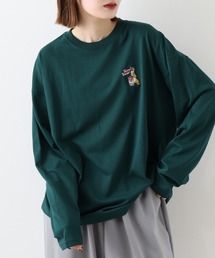 FUNALIVE（ファンアライブ）の「ゆったり 着やすい  ロゴ刺繍 ロンT（Tシャツ/カットソー）」