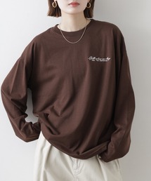 FUNALIVE（ファンアライブ）の「ゆったり 着やすい  ロゴ刺繍 ロンT（Tシャツ/カットソー）」