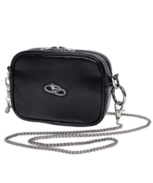 ROMANTIC CROWN（ロマンティッククラウン）の「A'GEM/9 × .kom『ROMANTIC CROWN/ロマンティッククラウン』SHINING LOGO MINI BAG/シャイニングロゴミニ バッグ（ショルダーバッグ・メンズ・シルバー/ブラック・FREE）」の10枚目の写真