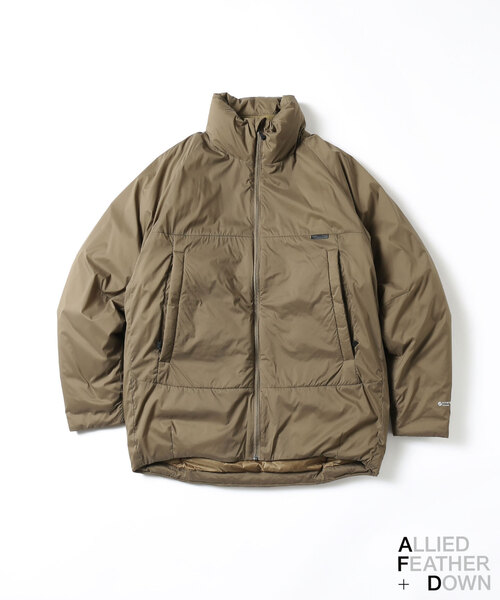 エディフィス　ALLIED フード付き　ジャケット ベージュ　ダウンジャケット エディフィス ベージュ フード付き ダウンジャケット