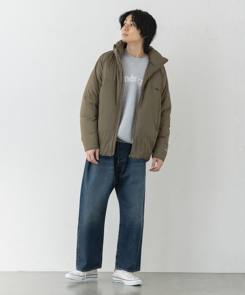 417 EDIFICE（フォーワンセブンエディフィス）の「【ALLIED FEATHER&DOWN / アライド フェザー&ダウン】 Cocoon Down Coat（ダウンジャケット/コート・メンズ・ベージュ/ブラック・MEDIUM/SMALL/LARGE）」の16枚目の写真