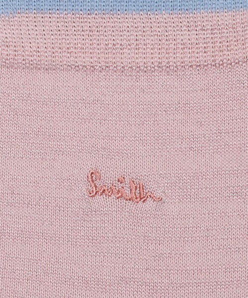 Paul Smith（ポールスミス）の「ウィメンズ エンブロイダリー ラメ ソックス / 145611 CSW（ソックス/靴下・レディース・ピンク/ブラック・22-24）」の6枚目の写真