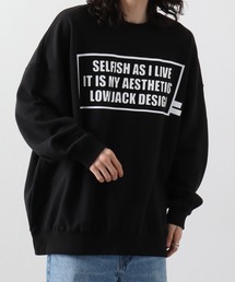 LOW JACK DESIGN（ロウジャックデザイン）の「ビッグシルエット裏パイルロゴスウェット（スウェット）」