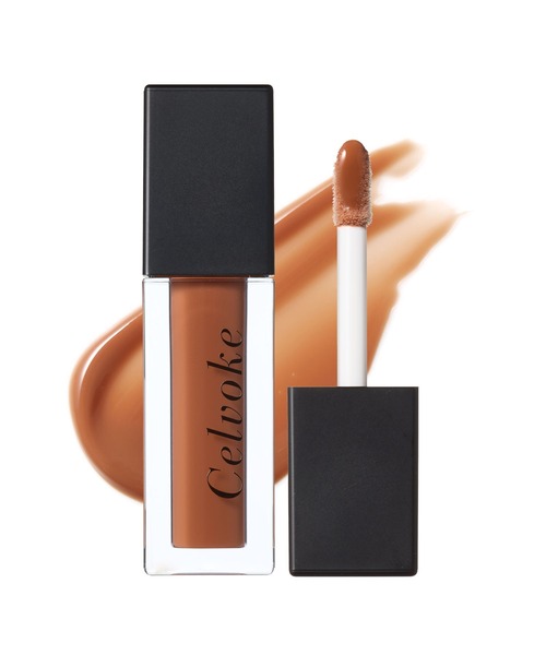 Celvoke（セルヴォーク）の「Celvoke / モイステン リップドロップ（口紅/リップティント/グロス・レディース・０３ ネオテラコッタ/０１ セピア/０２ ハニードロップ/EX０１ スウィートムーン/０４ バーントピンク/EX０３ キャラメリゼナッツ/EX０６ サンセットブリック/０６ アイロニーピーチ/０７ キャメルボア/０８ ミッシングプラム/EX08 ジェリーフィッシュ/０５ アリュールフレーバー/０９ ロックキャンディ・FREE）」の5枚目の写真