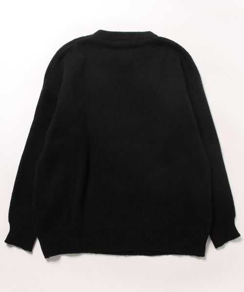 NO WAY（ノーウェイ）の「【Bz】ロゴニットプルオーバー/your/23（MA）（ニット/セーター・レディース・ブラック/グレー・FREE）」の9枚目の写真