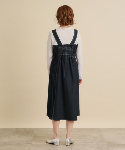 grove(グローブ)の「【低身長さん向けー8cm】キレイに決まる!脇プリーツジャンドレ(ワンピース・レディース・ブラック/ネイビー・01/02/03/04/05)」の13枚目の写真