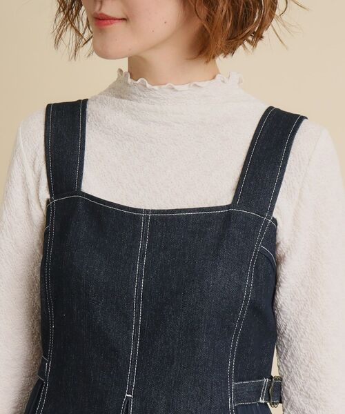 grove(グローブ)の「【低身長さん向けー8cm】キレイに決まる!脇プリーツジャンドレ(ワンピース・レディース・ブラック/ネイビー・01/02/03/04/05)」の14枚目の写真