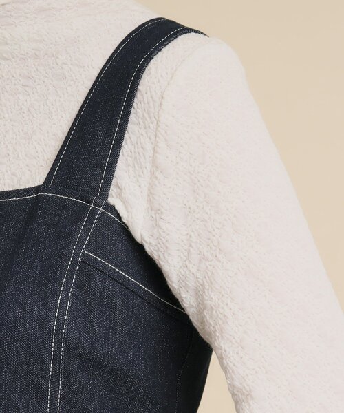 grove(グローブ)の「【低身長さん向けー8cm】キレイに決まる!脇プリーツジャンドレ(ワンピース・レディース・ブラック/ネイビー・01/02/03/04/05)」の16枚目の写真