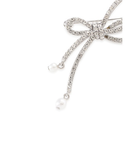 CELFORD（セルフォード）の「ノットリボンビジューブローチ（ブローチ/コサージュ・レディース・シルバー/ゴールド・FREE）」の6枚目の写真