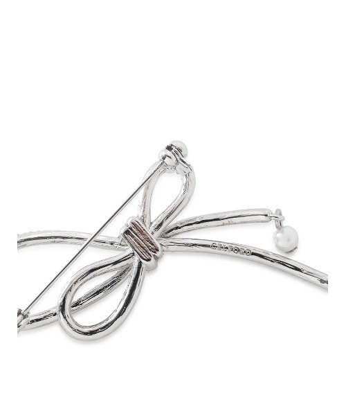 CELFORD（セルフォード）の「ノットリボンビジューブローチ（ブローチ/コサージュ・レディース・シルバー/ゴールド・FREE）」の8枚目の写真