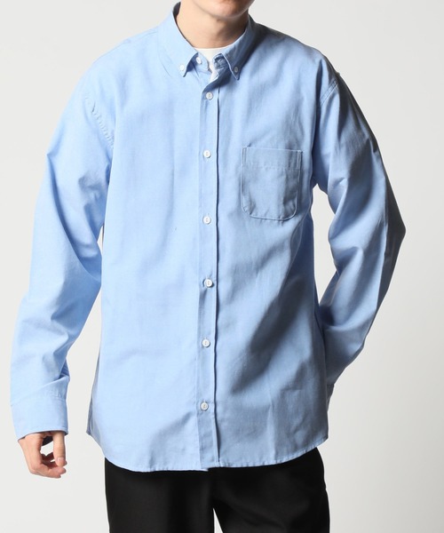 ARCADE（アーケード）の「秋 ボタンダウン オックスフォードシャツ/選べるマルチ釦&ノーマル釦 GELEONE（シャツ/ブラウス・メンズ・サックスブルー系2/ネイビー/ホワイト/ネイビー系2/グレー/ホワイト系2/サックスブルー/グレー系2・M/L/LL）」の6枚目の写真