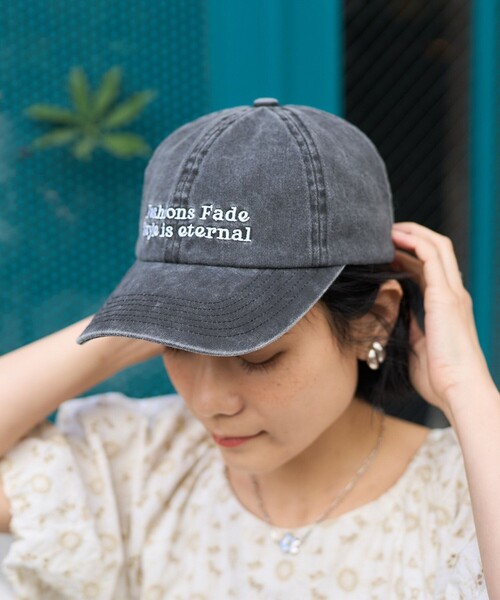 FREAK'S STORE（フリークスストア）の「ピグメントキャップ（キャップ・レディース・ブラック/ベージュ/ネイビー・ONE SIZE）」の2枚目の写真