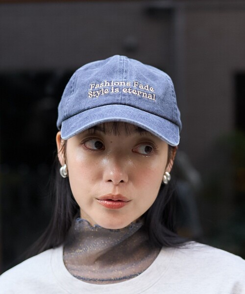 FREAK'S STORE（フリークスストア）の「ピグメントキャップ（キャップ・レディース・ブラック/ベージュ/ネイビー・ONE SIZE）」の4枚目の写真