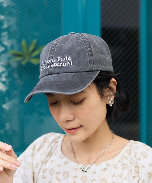 FREAK'S STORE（フリークスストア）の「ピグメントキャップ（キャップ・レディース・ブラック/ベージュ/ネイビー・ONE SIZE）」の8枚目の写真