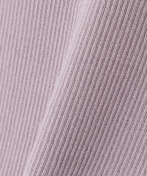 NATURAL BEAUTY BASIC（ナチュラルビューティーベーシック）の「◇【美人百花掲載】リボンタイ付きリブニット（ニット/セーター・レディース・グレー系その他/ブルー系その他6/パープル系その他・FREE）」の13枚目の写真