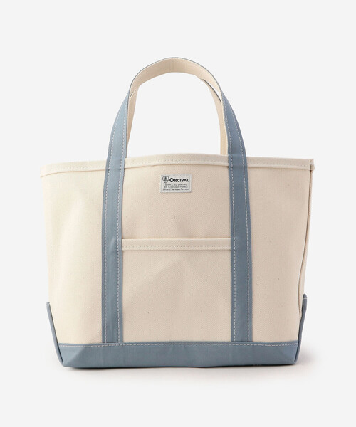 ORCIVAL（オーシバル）の「ORCIVAL | キャンバストートバッグ 中（トートバッグ・レディース・B/A/チャコール/グレー系その他2/ブルー系その他・-）」の4枚目の写真