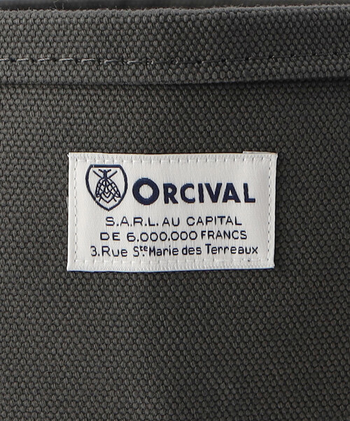 ORCIVAL（オーシバル）の「ORCIVAL | キャンバストートバッグ 中（トートバッグ・レディース・B/A/チャコール/グレー系その他2/ブルー系その他・-）」の10枚目の写真