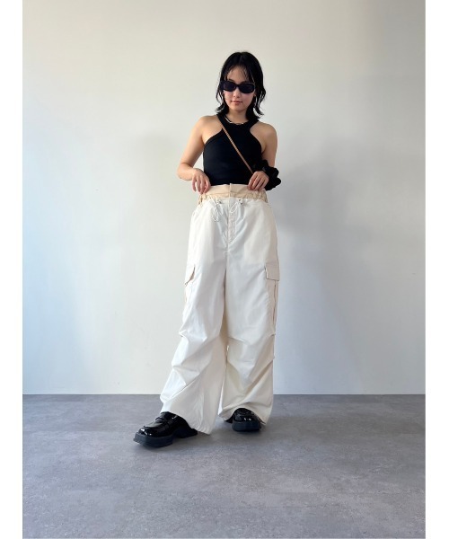 Wウエストカーゴパンツ（カーゴパンツ）｜HANNE（アン）の
