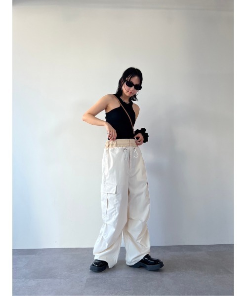 Wウエストカーゴパンツ（カーゴパンツ）｜HANNE（アン）の