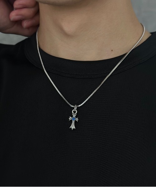 blatto(ブラット)の「【blatto 925silver】925シルバートップ&ステンレスチェーン ネックレス bla-necklace-p1ch-00300 N(ネックレス・メンズ・ホワイト/ピンク/ホワイト系その他/シルバー系/ブルー系その他/シルバー/ブルー/ブラック系その他/ブラック/ピンク系その他/その他11/その他10/その他9/その他8/その他7/その他6/その他15/その他14/その他13/その他12/その他17/その他16/その他/その他4/その他3/その他2/その他1/その他5/その他19/その他22/その他24/その他18/その他25/その他26/その他20/その他21/その他23/その他27/その他28・ONE SIZE/FREE)」の6枚目の写真