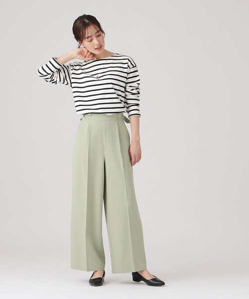 DRESKIP(ドレスキップ)の「◆コットンゆったり 長袖Tシャツ(Tシャツ/カットソー・レディース・ナチュラル/ブラック/オフホワイト/ベージュ系その他5/ホワイト系5/ブルー系2・02/03/04)」の11枚目の写真