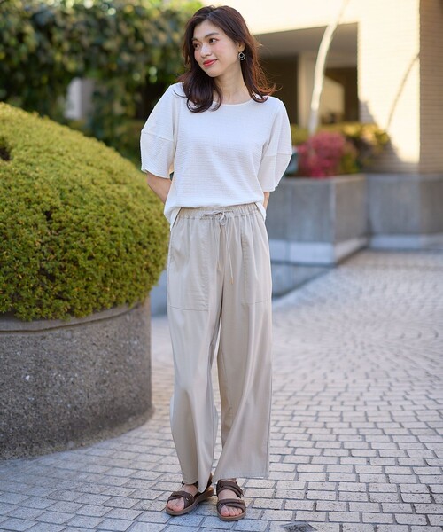 ANY(エニィ)の「清涼リラックスパンツ(その他パンツ・レディース・ブラック系/グレー系/ベージュ系/ブルー系/グリーン系・3/2/1)」の20枚目の写真