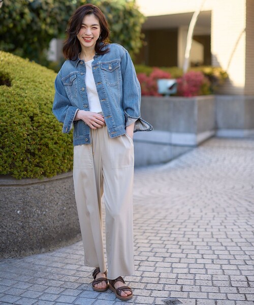 ANY(エニィ)の「清涼リラックスパンツ(その他パンツ・レディース・ブラック系/グレー系/ベージュ系/ブルー系/グリーン系・3/2/1)」の22枚目の写真
