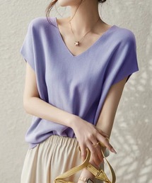 ニットトップス レディース 韓国春秋夏服
