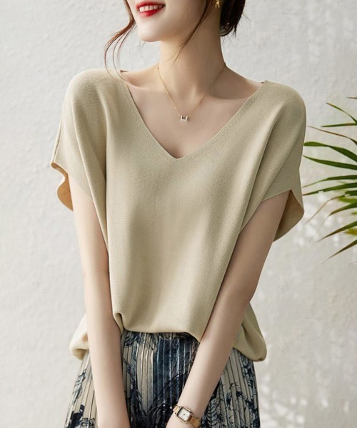 【美品多数】春夏服 淡色コーデ まとめ売り 28点 ベージュ 韓国 セール】ニットトップス レディース 韓国春秋夏服（ニット