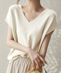 ニットトップス レディース 韓国春秋夏服