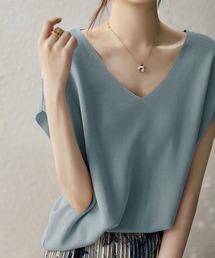 ニットトップス レディース 韓国春秋夏服