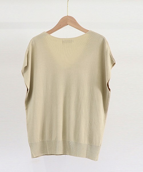 Miniministore(ミニミニストア)の「ニットトップス レディース 韓国春秋夏服(ニット/セーター・レディース・ブラック/ベージュ/ネイビー/オフホワイト/ミント/ブルーグレー/ラベンダー/ブルーグリーン/アイボリー/ライトブルー/イエロー×グリーン/ライトグレー/ピンク/ワインレッド/ダークベージュ/ロイヤルブルー/イエロー/ダークパープル/ライトイエロー・FREE)」の21枚目の写真