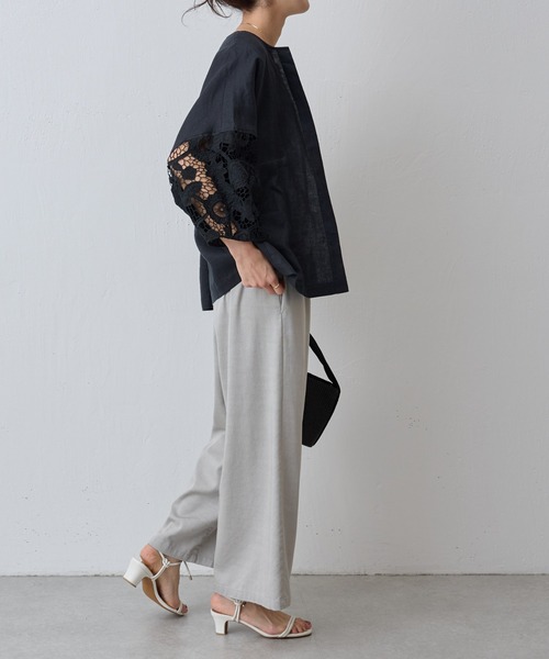 【新品未使用】ビアズリー　袖レースリネン羽織 BEARDSLEY（ビアズリー）の「袖レースリネン羽織（その他