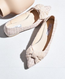 NICAL | 【NICAL】ツイード×パールリボンパンプス/44109(パンプス)