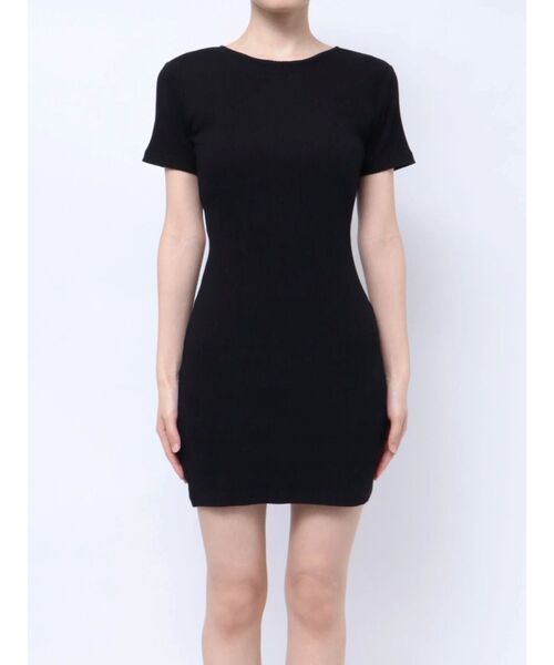 GYDA（ジェイダ）の「ウエストオープン2WAYテレコワンピース（ワンピース・レディース・ピンク/アイボリー/ブラック・FREE）」の17枚目の写真