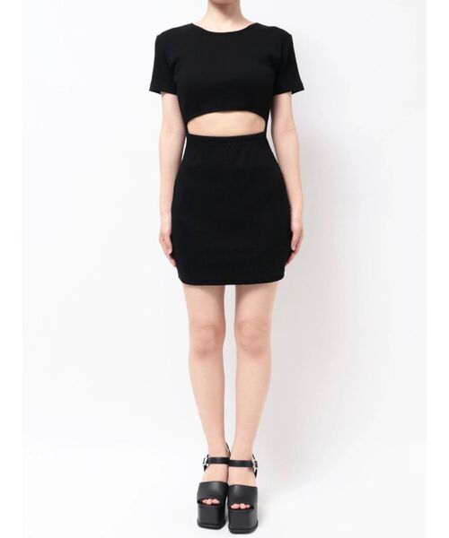 GYDA（ジェイダ）の「ウエストオープン2WAYテレコワンピース（ワンピース・レディース・ピンク/アイボリー/ブラック・FREE）」の18枚目の写真