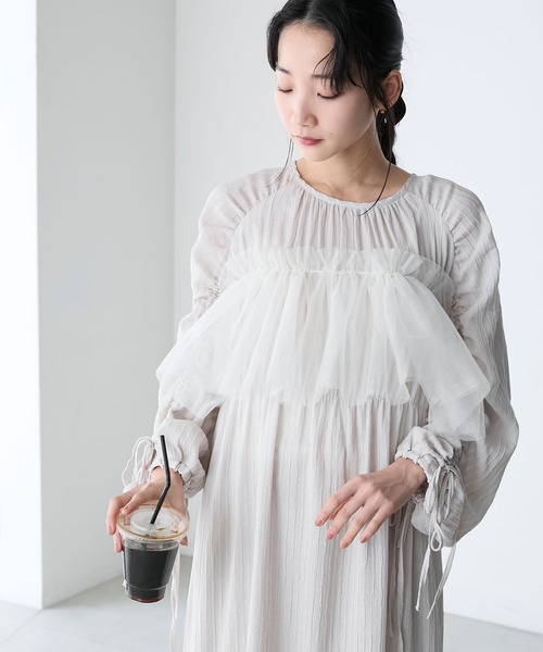 forksy.】マルチウェイラメチュールギャザーフリル forksy.│MONO-MART