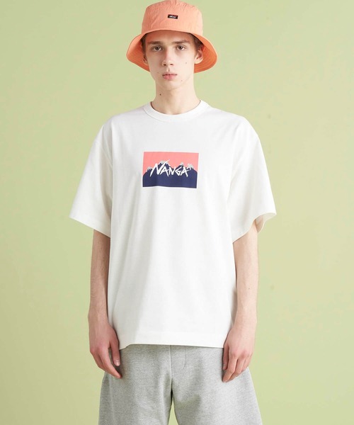 NANGA（ナンガ）の「NANGA×Jerry Ukai ECO HYBRID NANGA LOGO TEE / ナンガ×ジェリーウカイ エコハイブリッド ナンガロゴティー（Tシャツ/カットソー・メンズ・ブラック系その他/ブラック系その他2/ホワイト系その他/ホワイト系その他2・S/L/M/XL）」の18枚目の写真