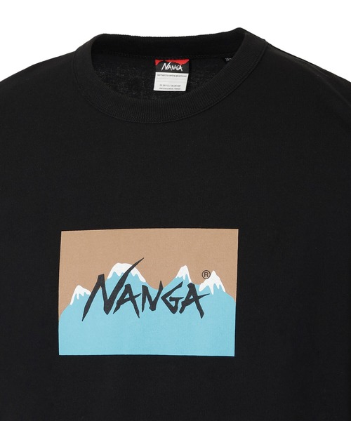 NANGA（ナンガ）の「NANGA×Jerry Ukai ECO HYBRID NANGA LOGO TEE / ナンガ×ジェリーウカイ エコハイブリッド ナンガロゴティー（Tシャツ/カットソー・メンズ・ブラック系その他/ブラック系その他2/ホワイト系その他/ホワイト系その他2・S/L/M/XL）」の8枚目の写真