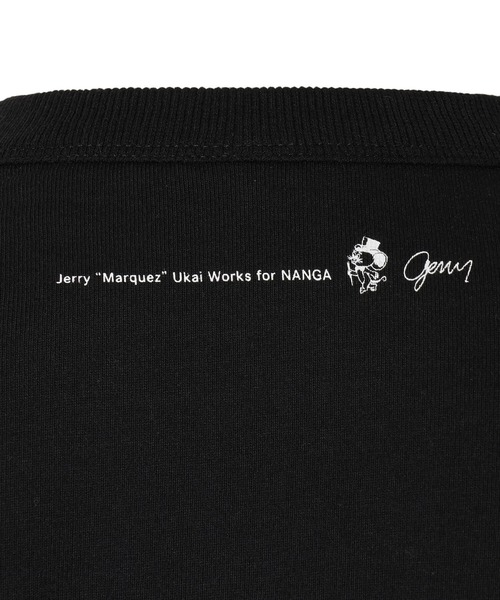 NANGA（ナンガ）の「NANGA×Jerry Ukai ECO HYBRID NANGA LOGO TEE / ナンガ×ジェリーウカイ エコハイブリッド ナンガロゴティー（Tシャツ/カットソー・メンズ・ブラック系その他/ブラック系その他2/ホワイト系その他/ホワイト系その他2・S/L/M/XL）」の10枚目の写真
