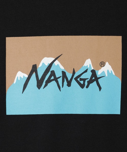 NANGA（ナンガ）の「NANGA×Jerry Ukai ECO HYBRID NANGA LOGO TEE / ナンガ×ジェリーウカイ エコハイブリッド ナンガロゴティー（Tシャツ/カットソー・メンズ・ブラック系その他/ブラック系その他2/ホワイト系その他/ホワイト系その他2・S/L/M/XL）」の9枚目の写真