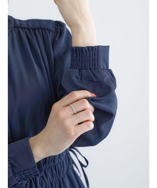 Te chichi（テチチ）の「ウエストドロストワンピース（ワンピース・レディース・ネイビー/グリーン/サックスブルー・F）」の16枚目の写真