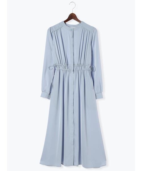 Te chichi（テチチ）の「ウエストドロストワンピース（ワンピース・レディース・ネイビー/グリーン/サックスブルー・F）」の20枚目の写真