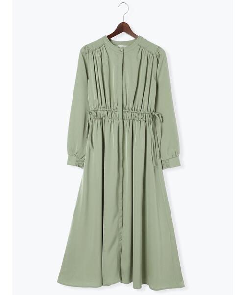 Te chichi（テチチ）の「ウエストドロストワンピース（ワンピース・レディース・ネイビー/グリーン/サックスブルー・F）」の21枚目の写真