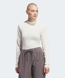 adidas（アディダス）の「ULT365 ジオメトリックHEAT. RDY長袖モック【adidas Golf/アディダスゴルフ】（Tシャツ/カットソー・レディース）」