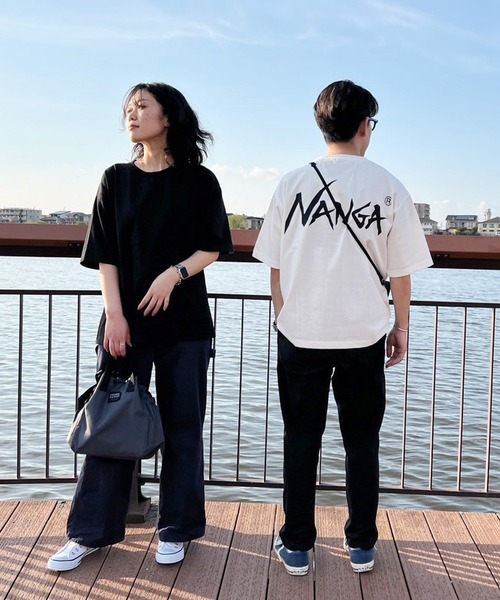 NANGA（ナンガ）の「NANGA×Grand PARK/ナンガ×グランドパーク別注バックプリントTシャツ（Tシャツ/カットソー・メンズ・ホワイト系その他/ホワイト/ブラック/グレー/ネイビー・X-LARGE/LARGE/MEDIUM）」の6枚目の写真