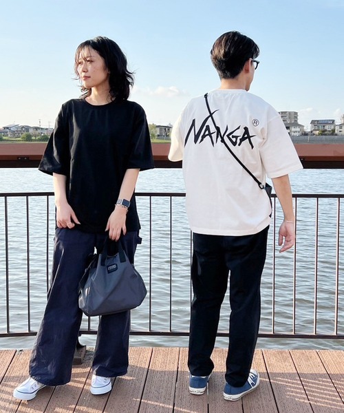 NANGA（ナンガ）の「NANGA×Grand PARK/ナンガ×グランドパーク別注バックプリントTシャツ（Tシャツ/カットソー・メンズ・ホワイト系その他/ホワイト/ブラック/グレー/ネイビー・X-LARGE/LARGE/MEDIUM）」の9枚目の写真